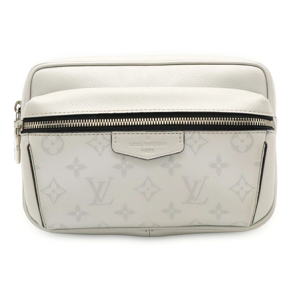 LOUIS VUITTON Taigarama Bum Bag Outdoor Waist Body Shoulder Antarctica White